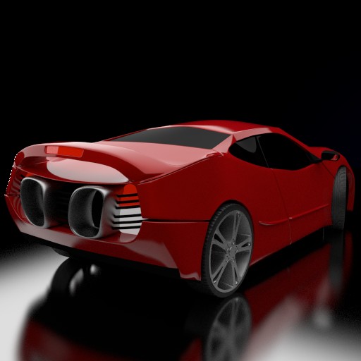 Sports car made in cycles preview image 3